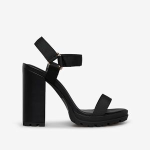 Black Heeled Sandals